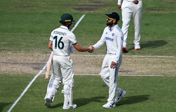 Australia beat India by 10 wickets in the second Test match in Adelaide.